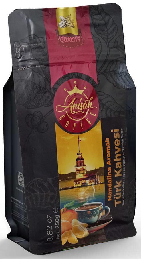 ANİŞAH MANDALİNA AROMALI TÜRK KAHVESİ  250 GR - ANISAH COFFEE