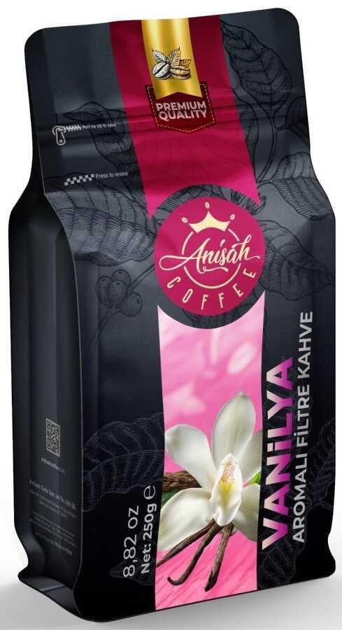 ANİŞAH VANİLYA AROMALI FİLTRE KAHVE - ÖĞÜTÜLMÜŞ 250 GR - ANISAH COFFEE