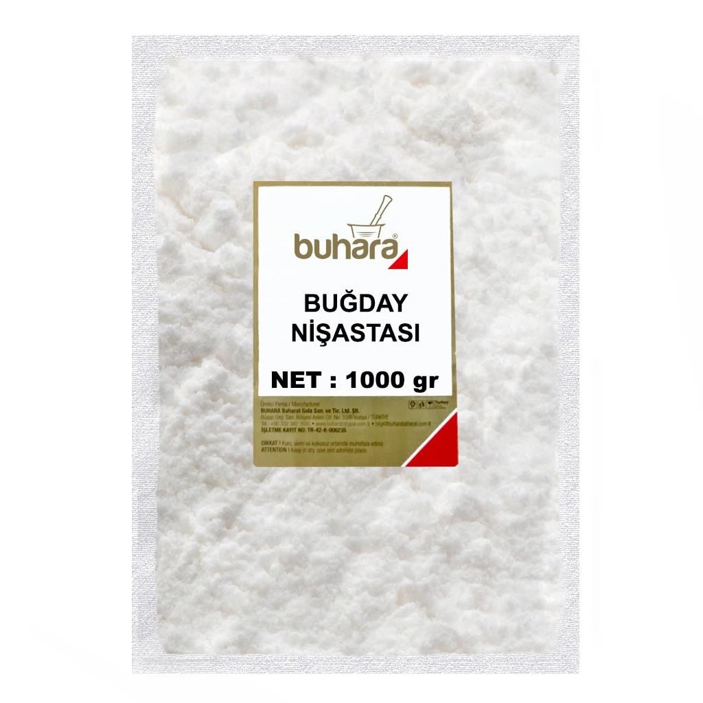 BUHARA BUĞDAY NİŞASTASI 1000 GR  - BUHARA BAHARAT