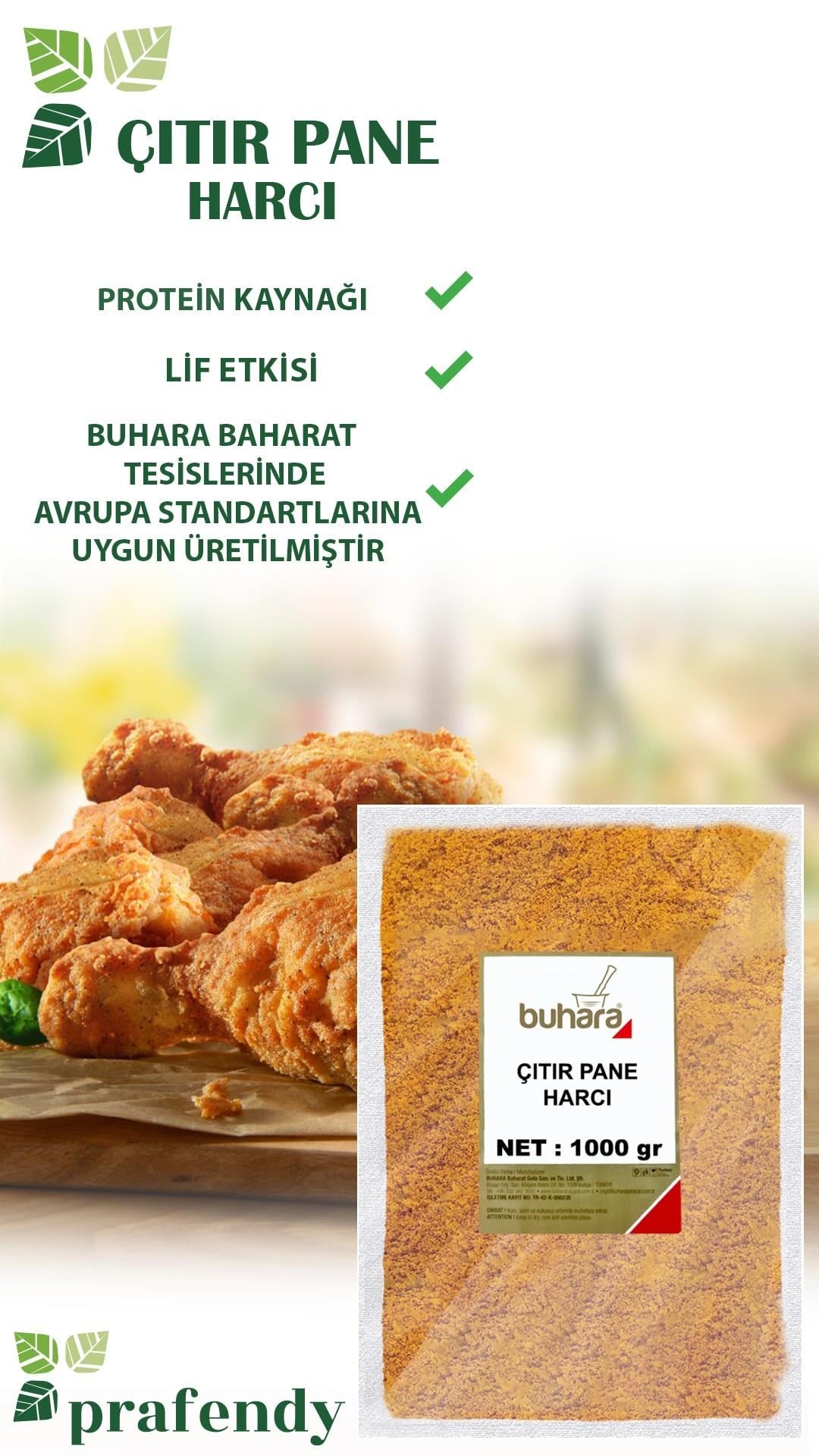 BUHARA ÇITIR PANE HARCI 1000 GR - BUHARA BAHARAT
