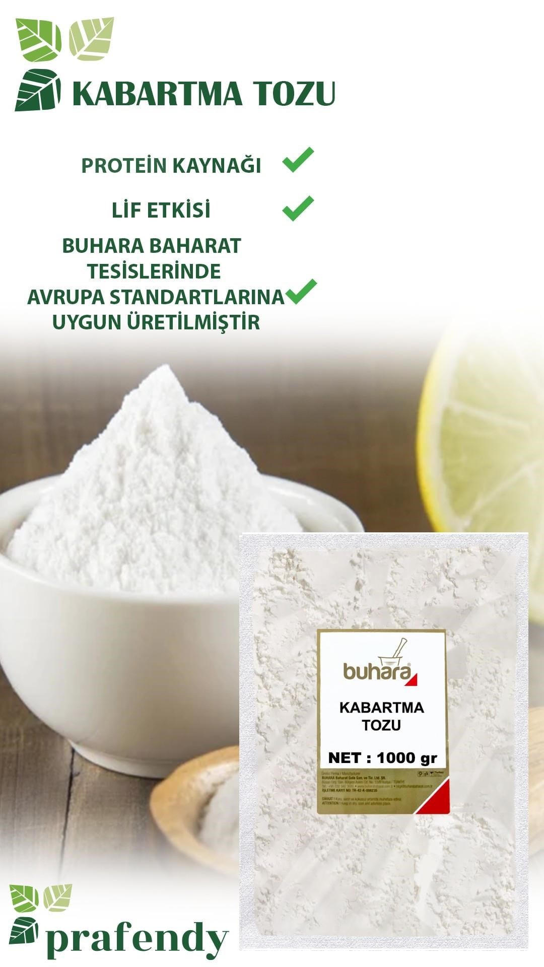 BUHARA HAMUR KABARTMA TOZU 1000 GR - BUHARA BAHARAT
