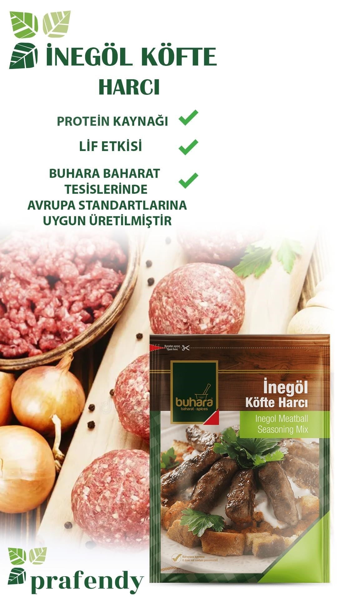 BUHARA İNEGÖL KÖFTE HARCI 90 GR  - BUHARA