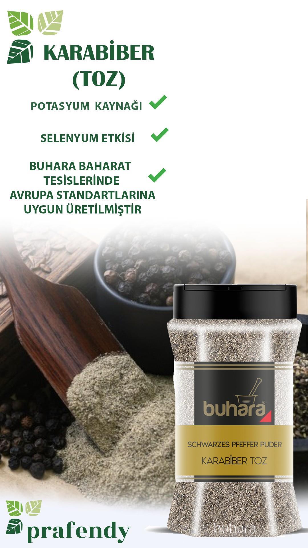 BUHARA KARABİBER TOZ 150 GR PET - BUHARA BAHARAT