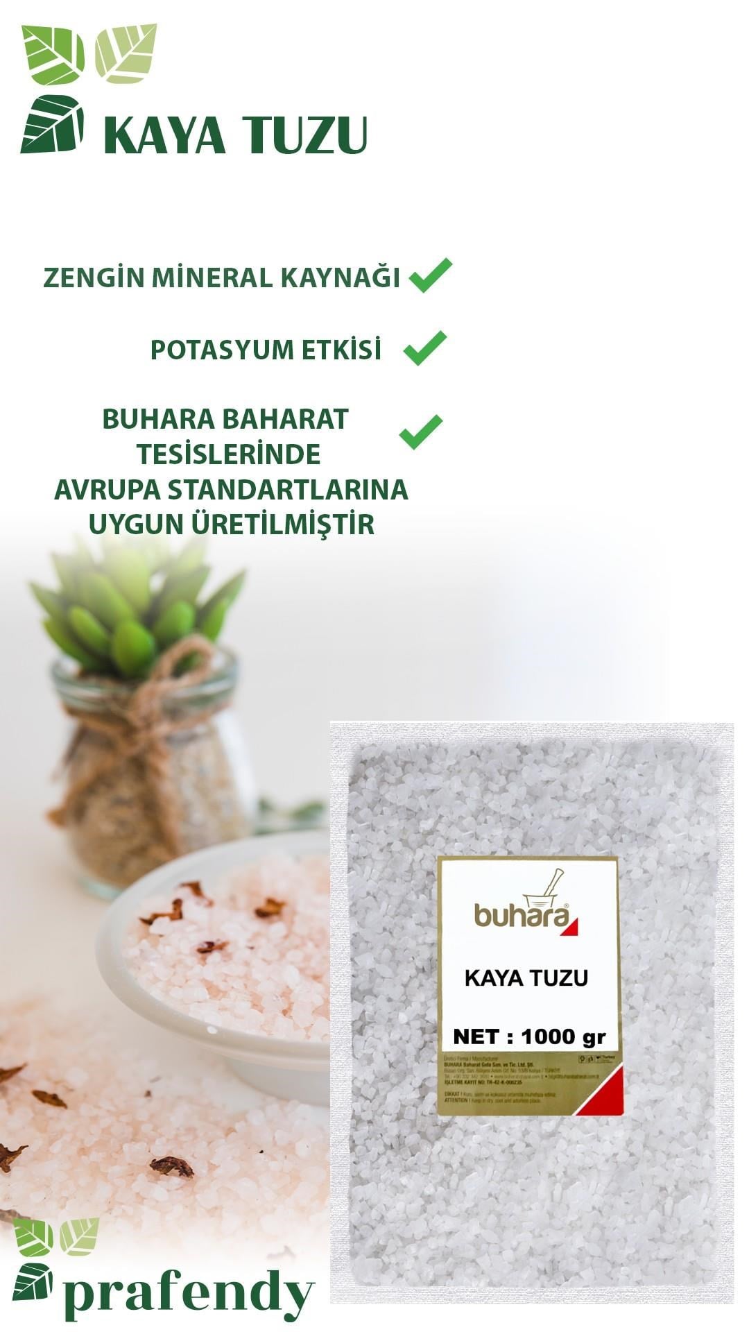 BUHARA KAYA TUZU 1000 GR - BUHARA BAHARAT