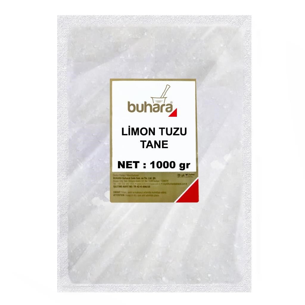 BUHARA LİMON TUZU TANE 1000 GR  - BUHARA BAHARAT