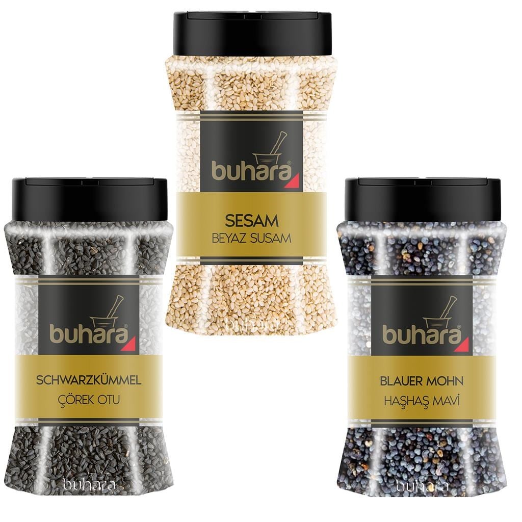 Buhara Pasta Baharatları Seti 3'lü - BUHARA
