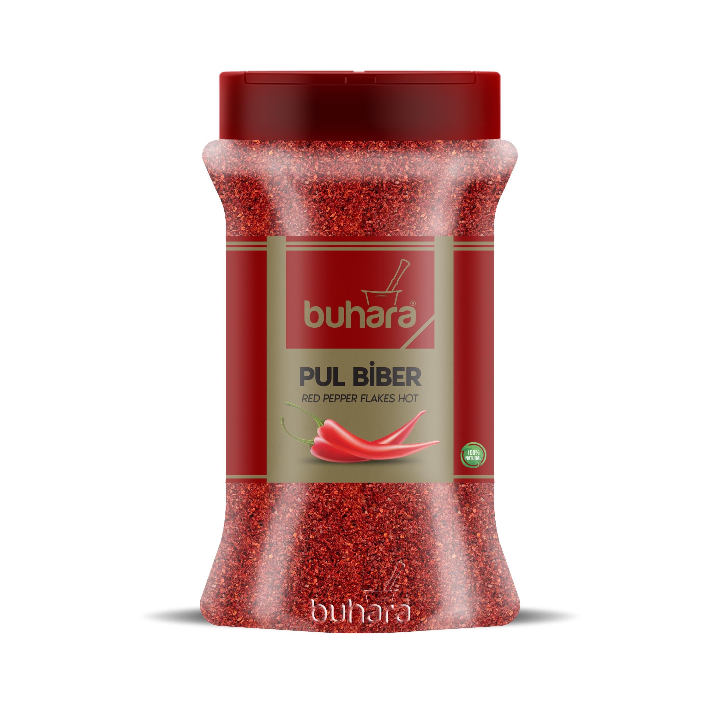 BUHARA PULBİBER ACI 500 GR PET  - BUHARA BAHARAT