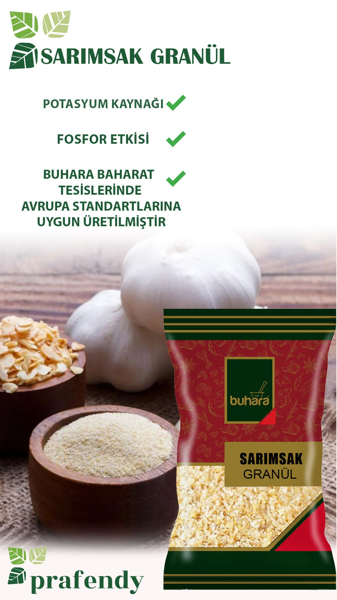 BUHARA SARIMSAK GRANÜR 40 GR  - BUHARA BAHARAT