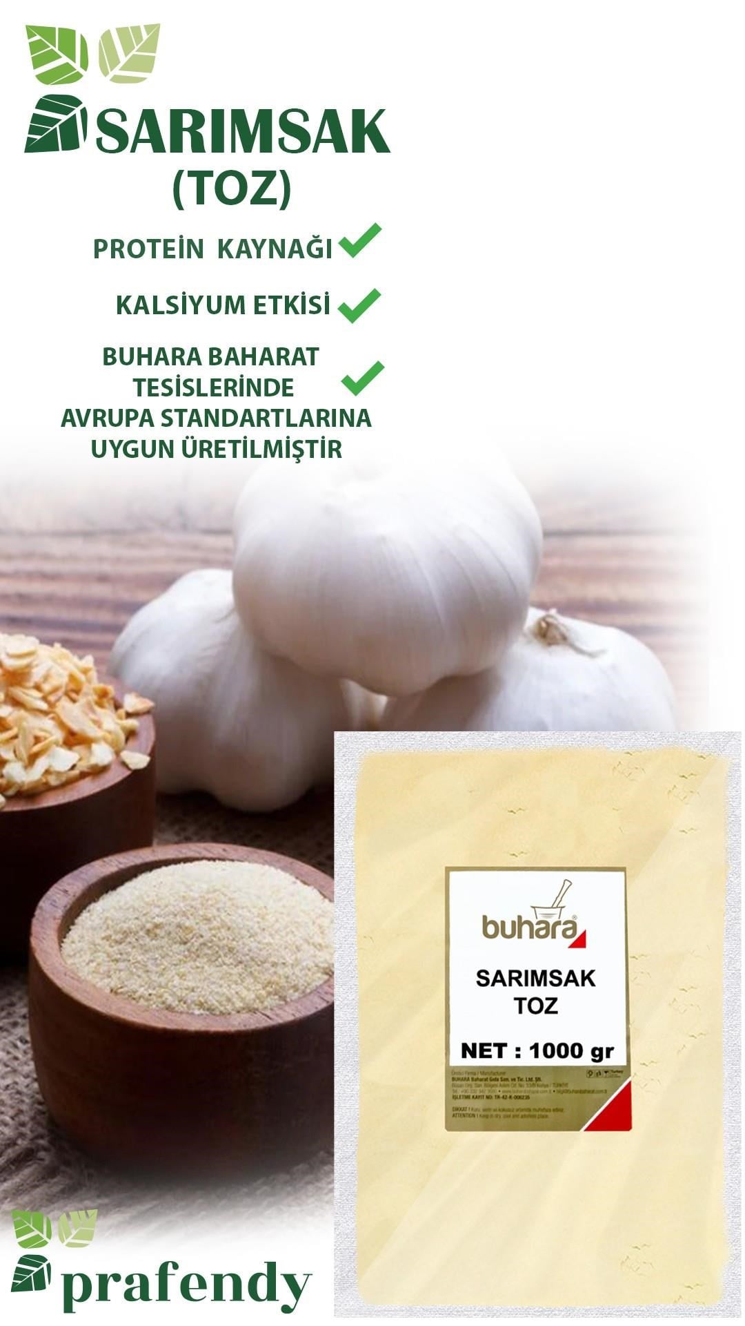 BUHARA SARIMSAK TOZU 1000 GR  - BUHARA BAHARAT