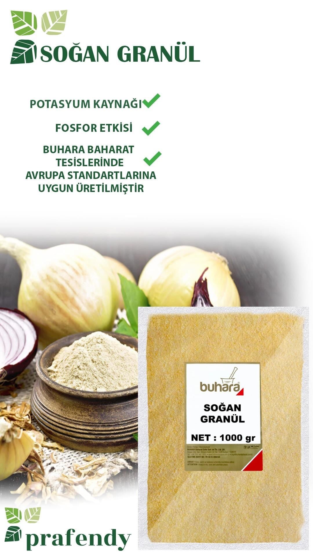BUHARA SOĞAN GRANÜL 1000 GR - BUHARA BAHARAT