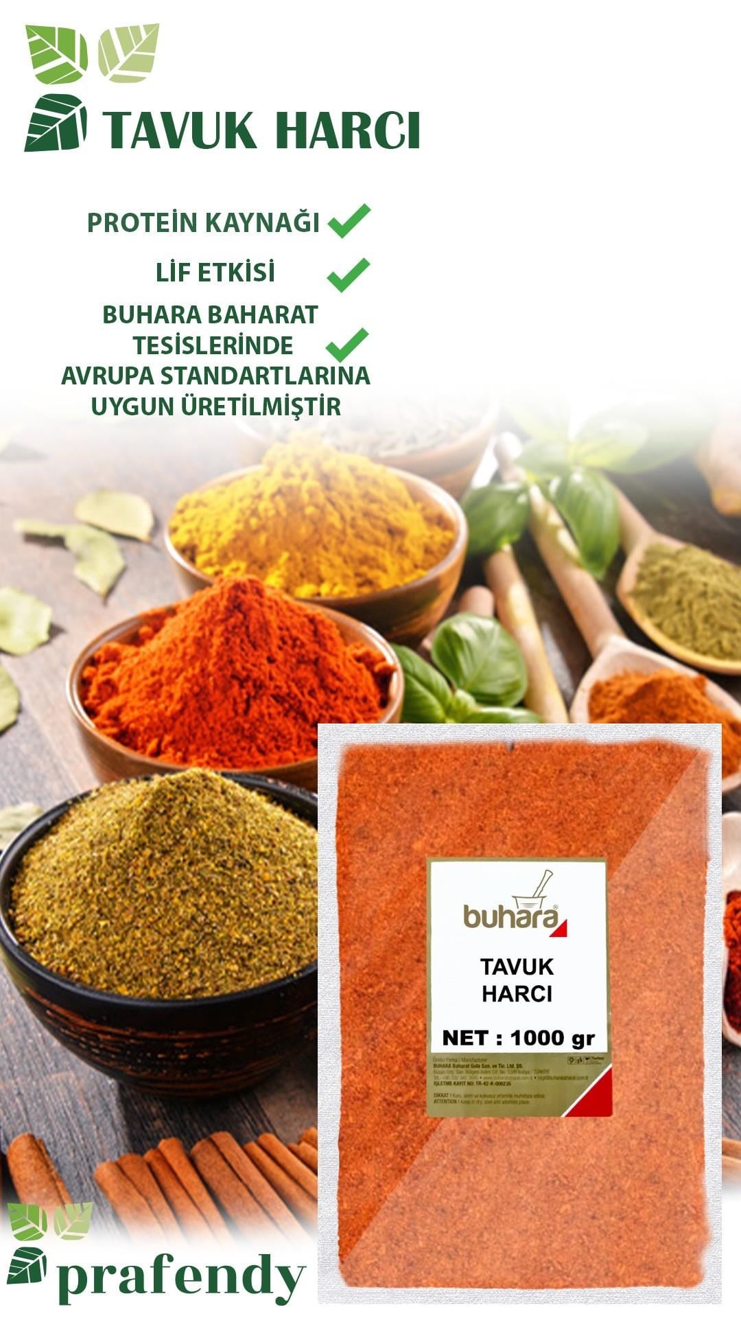 BUHARA TAVUK HARCI 1000 GR - BUHARA BAHARAT