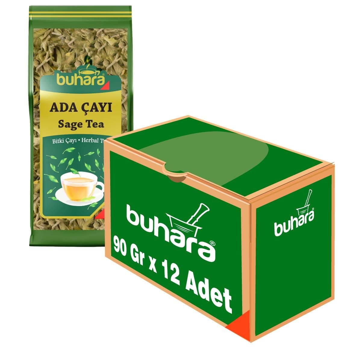 BUHARA TOPTAN ADAÇAYI 30 GR. x 12 AD. (ANT) - BUHARA