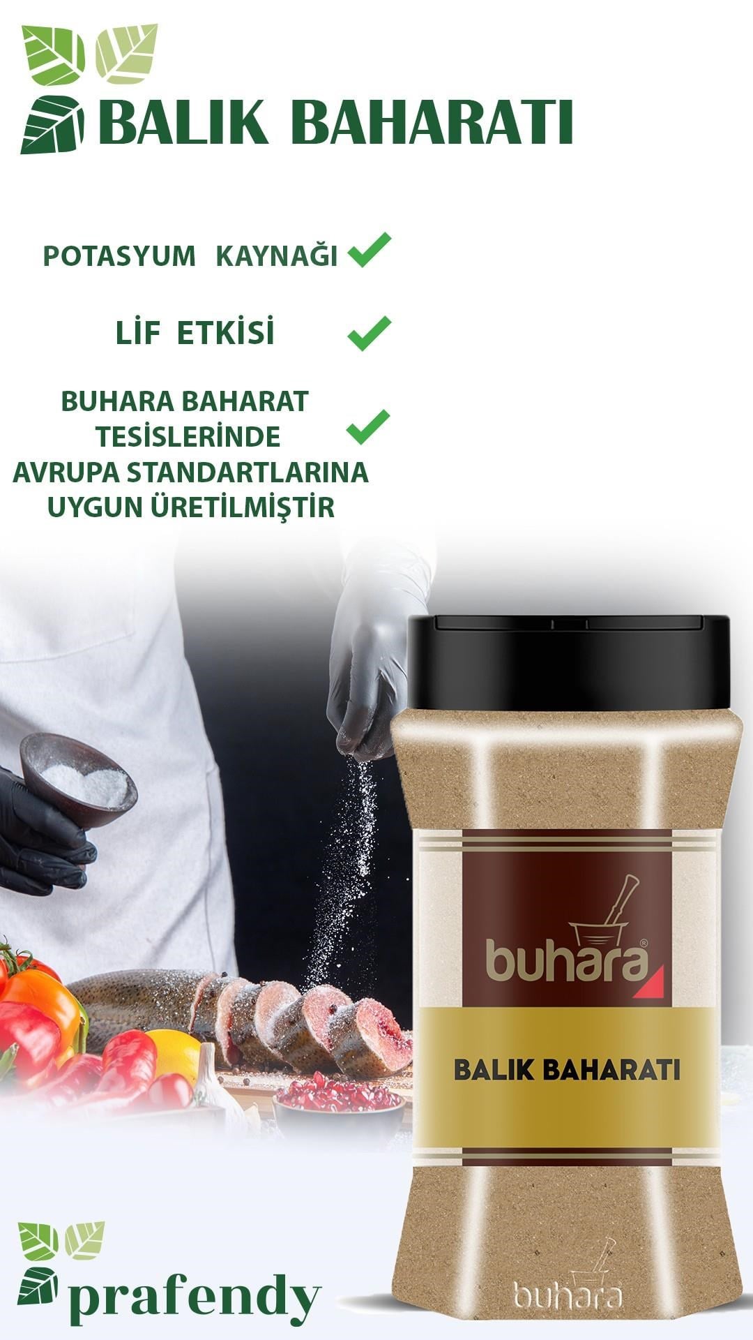 BUHARA TOPTAN BALIK BAHARATI 160 GR x 12 Ad. PET - BUHARA
