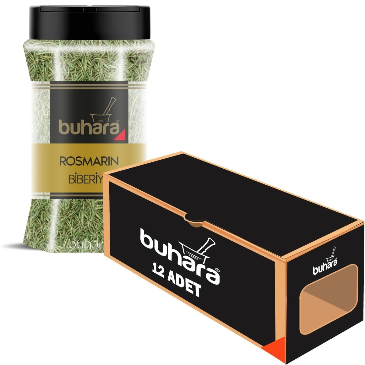 BUHARA TOPTAN BİBERİYE 80 GR x 12 Ad. PET - BUHARA