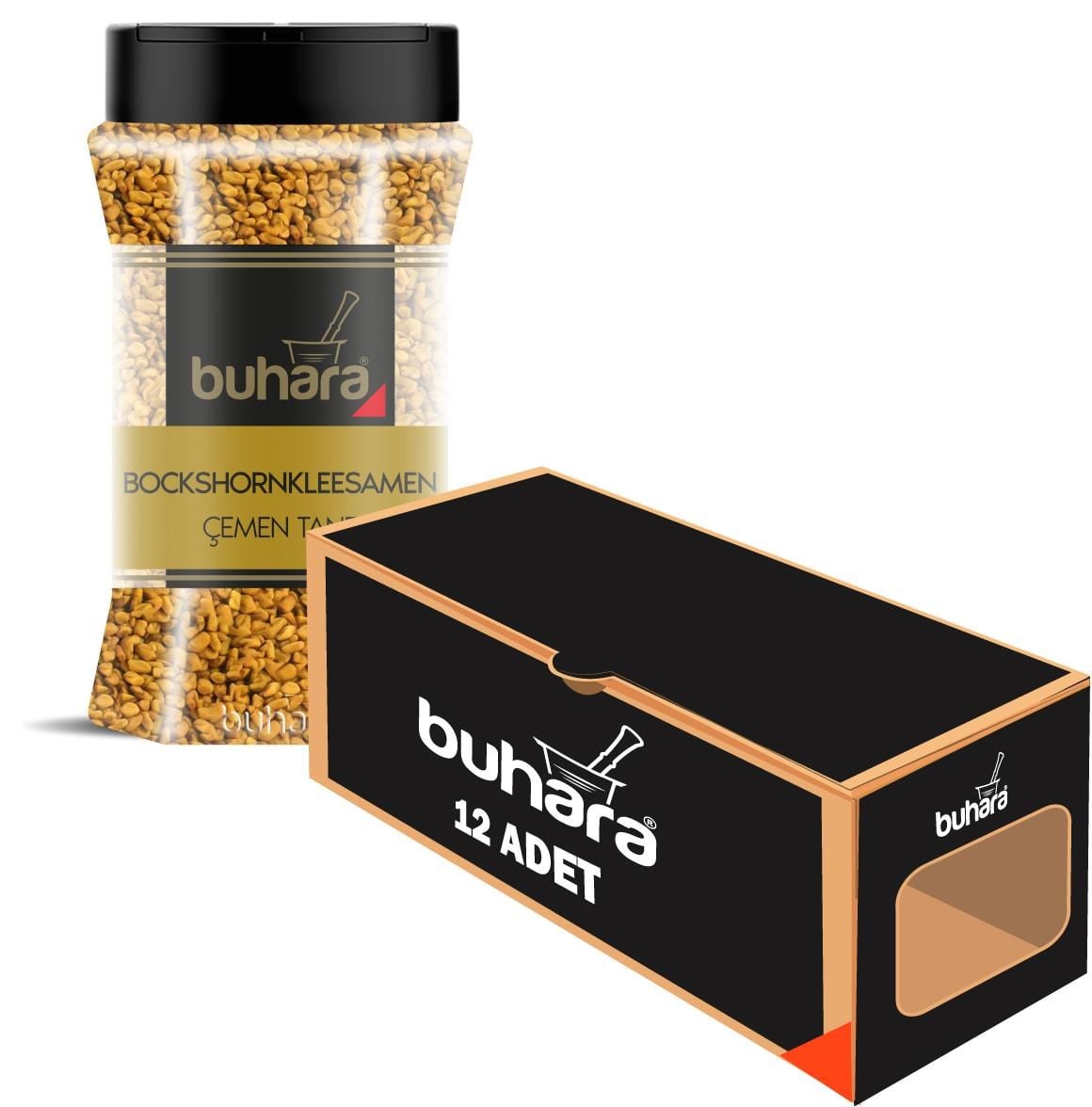 BUHARA TOPTAN ÇEMEN TANE 250 GR x 12 Ad. PET - BUHARA