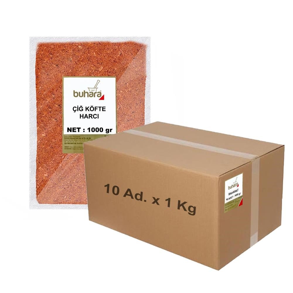 BUHARA TOPTAN ÇİĞ KÖFTE HARCI 1 KG x 10 Ad - 10 KG - BUHARA