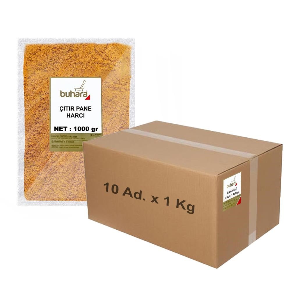 BUHARA TOPTAN ÇITIR PANE HARCI 1 KG x 10 Ad - 10 KG - BUHARA