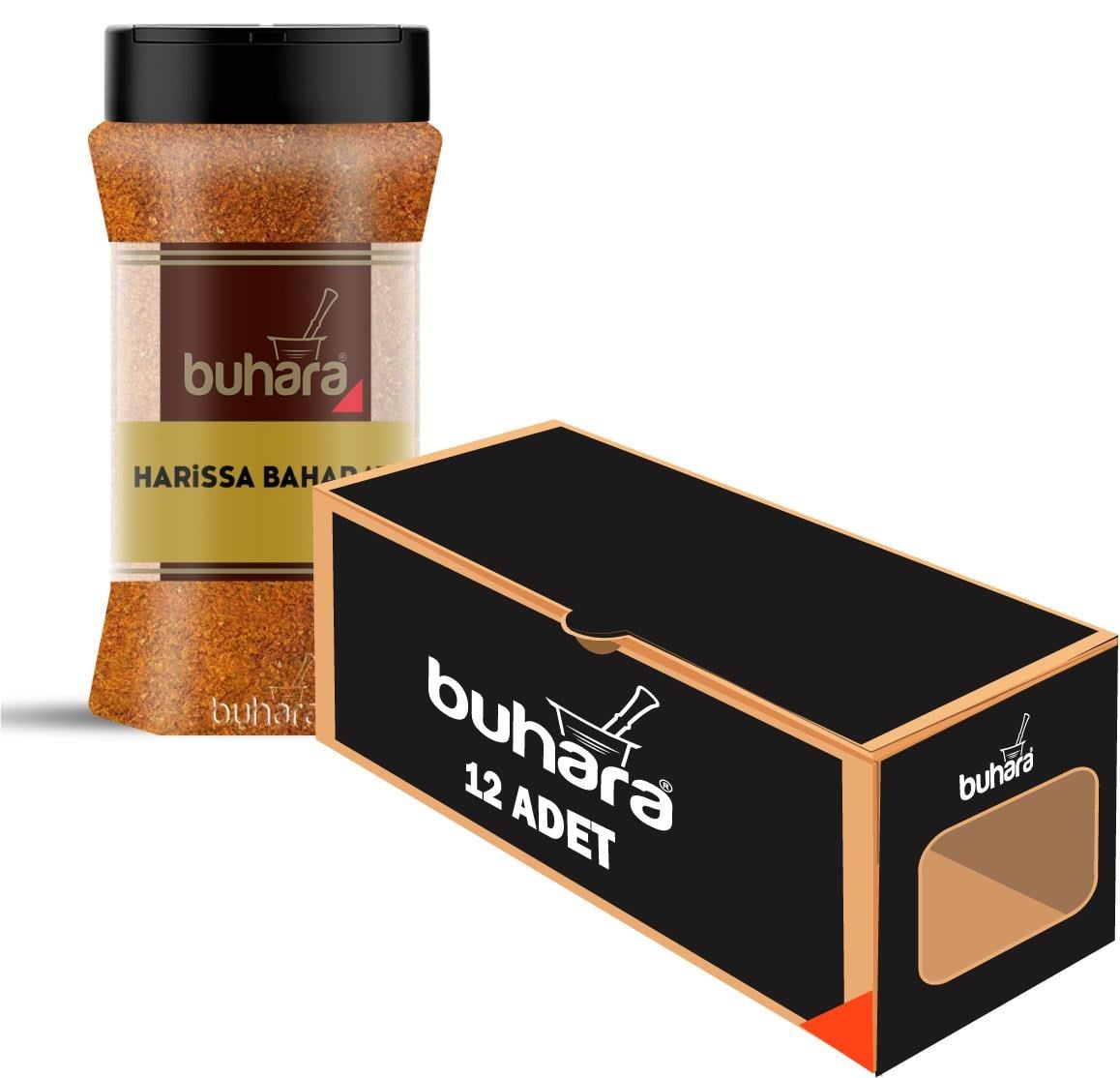 BUHARA TOPTAN HARİSSA 180 GR x 12 Ad. PET - BUHARA