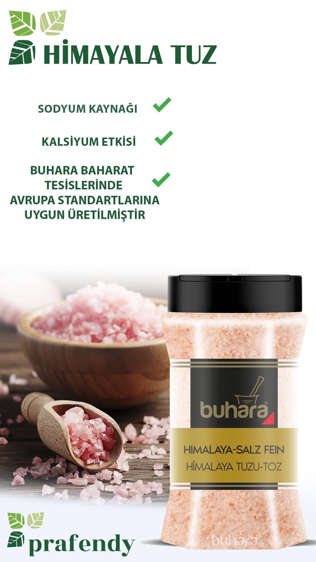 BUHARA TOPTAN HİMALAYA TUZU TOZ 300 GR x 12 Ad. PET - BUHARA