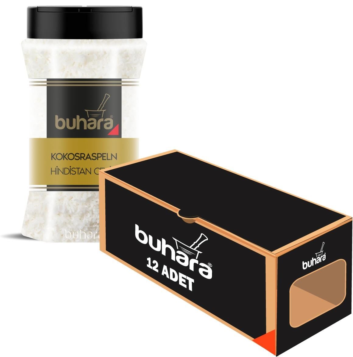 BUHARA TOPTAN HİNDİSTAN CEVİZİ 120 GR x 12 Ad. PET - BUHARA
