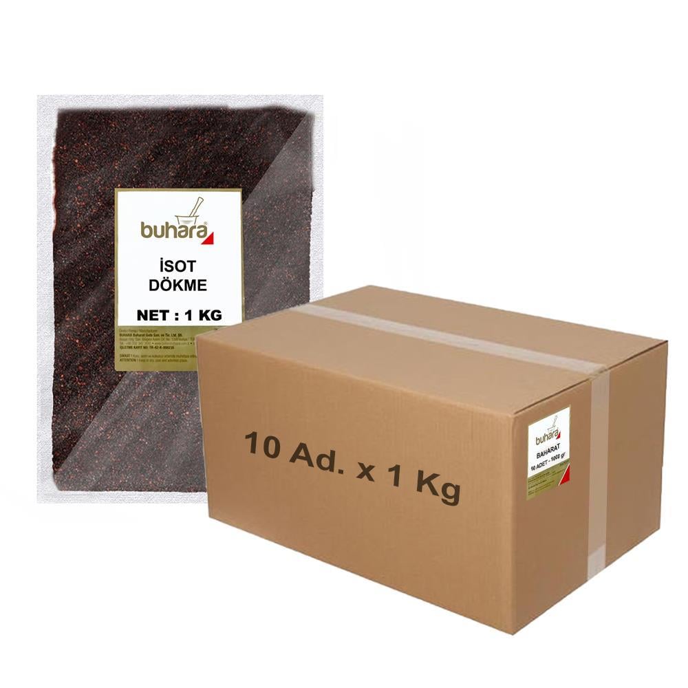 BUHARA TOPTAN İSOT BİBER 1 KG x 10 Ad - 10 KG - BUHARA