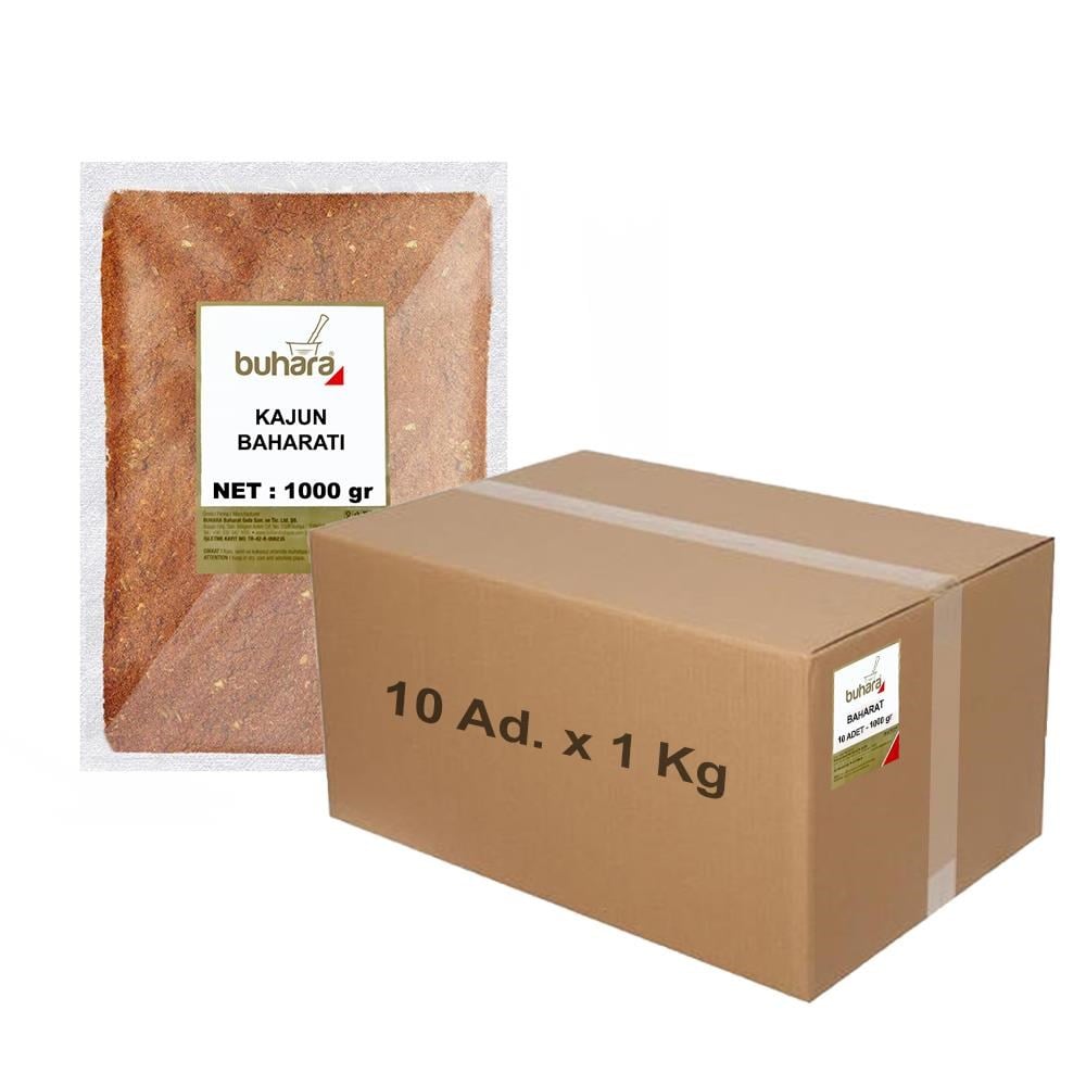BUHARA TOPTAN KAJUN BAHARATI 1 KG x 10 Ad - 10 KG - BUHARA