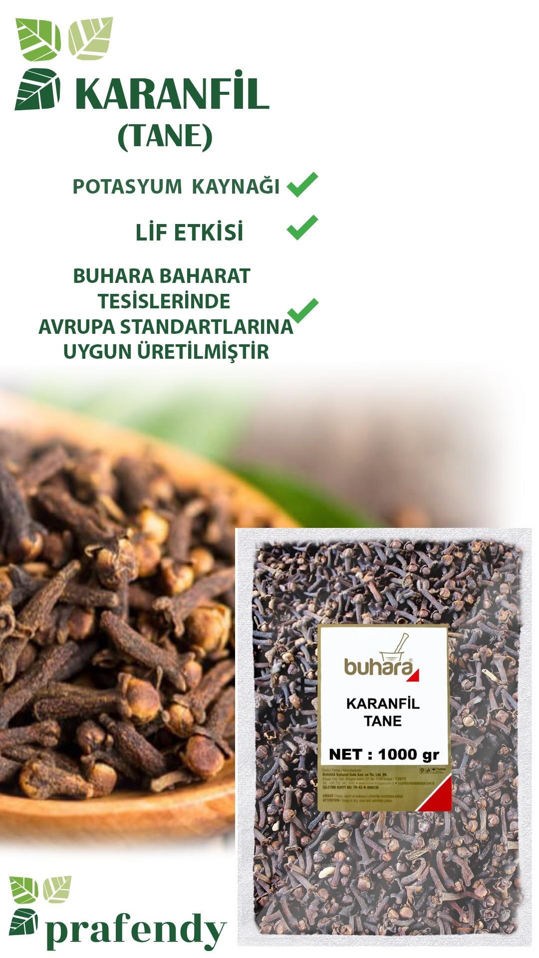 BUHARA TOPTAN KARANFİL TANE 1 KG x 10 Ad - 10 KG - BUHARA