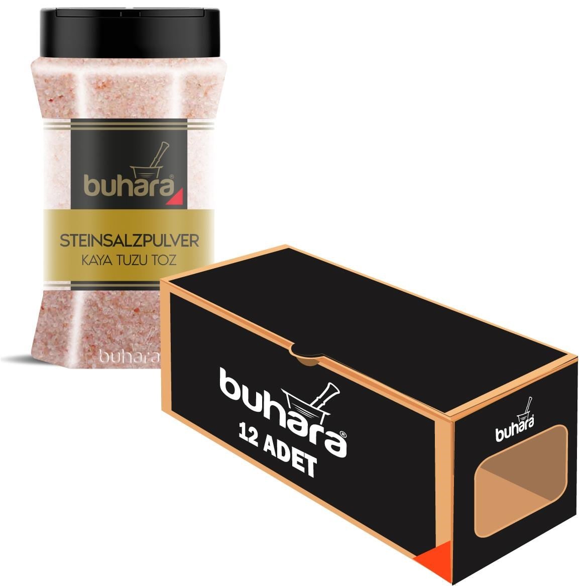 BUHARA TOPTAN KAYA TUZU TOZ 300 GR x 12 Ad. PET - BUHARA