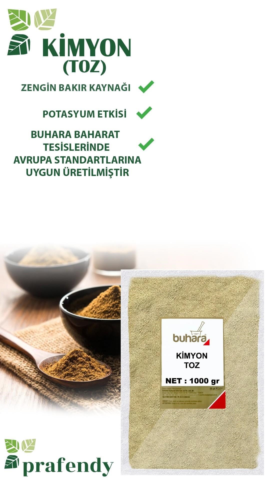 BUHARA TOPTAN KİMYON TOZ DÖKME 1 KG x 10 Ad - 10 KG - BUHARA