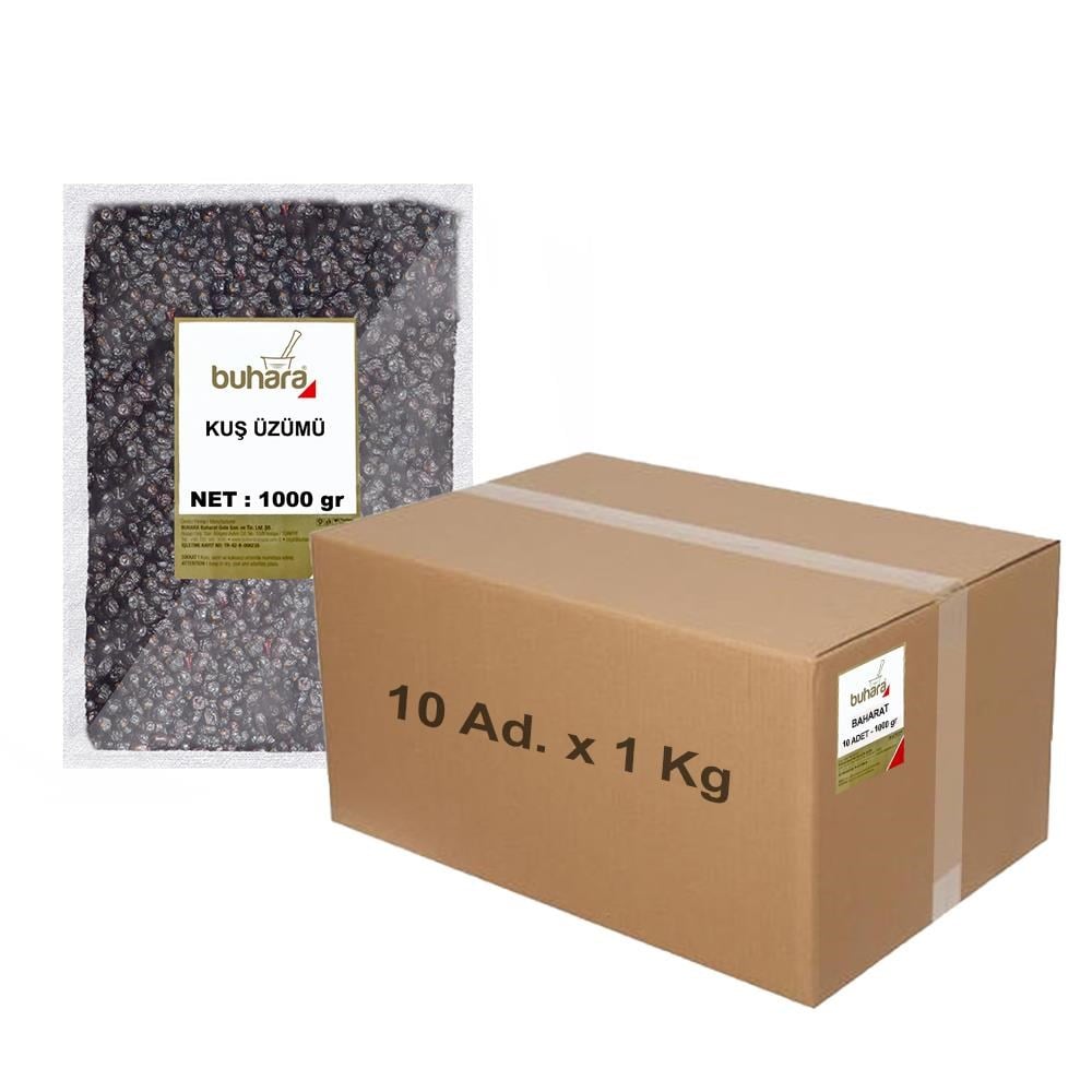 BUHARA TOPTAN KUŞ ÜZÜMÜ 1 KG x 10 Ad - 10 KG - BUHARA