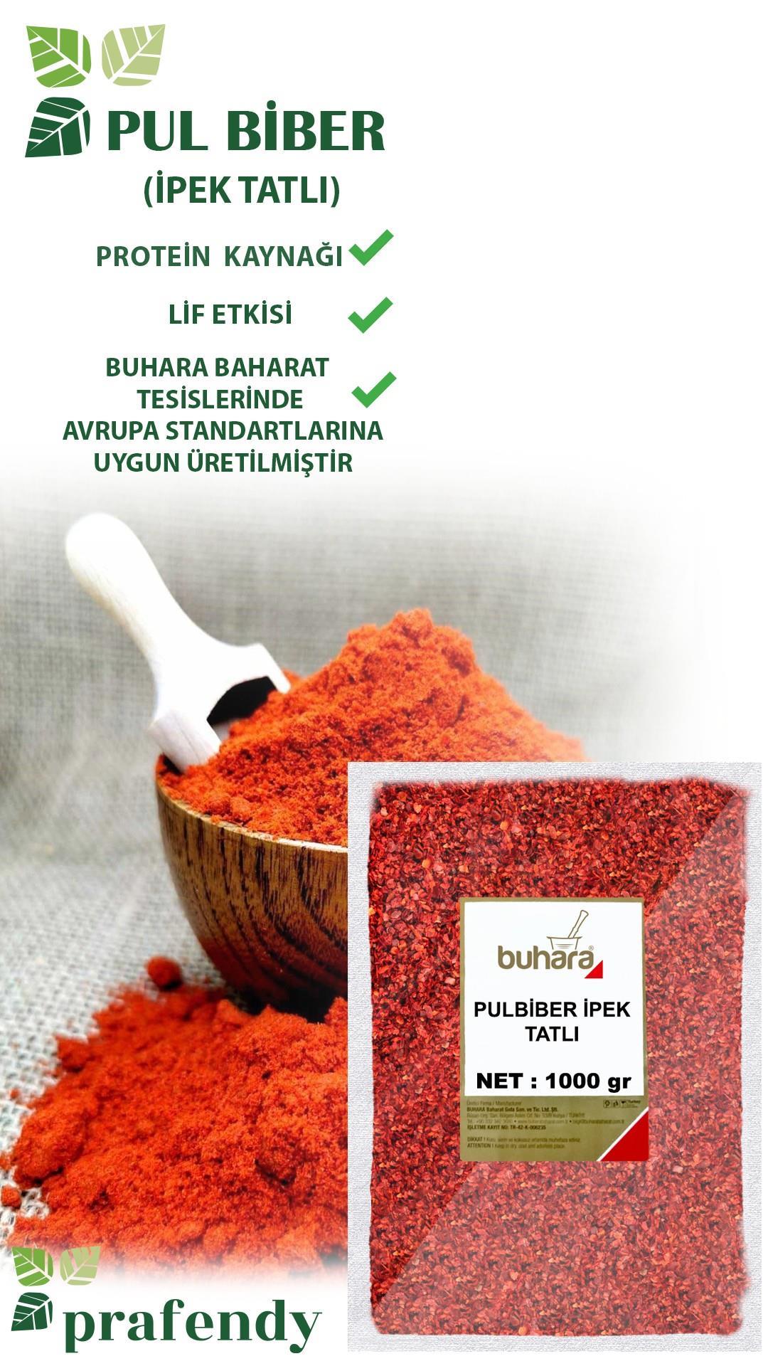 BUHARA TOPTAN PULBİBER İPEK TATLI 1 KG x 10 Ad - 10 KG - BUHARA