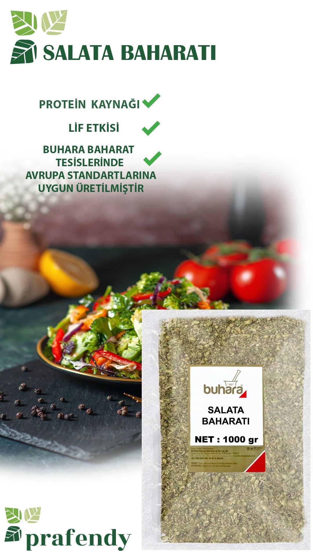 BUHARA TOPTAN SALATA BAHARATI 1 KG x 10 Ad - 10 KG - BUHARA