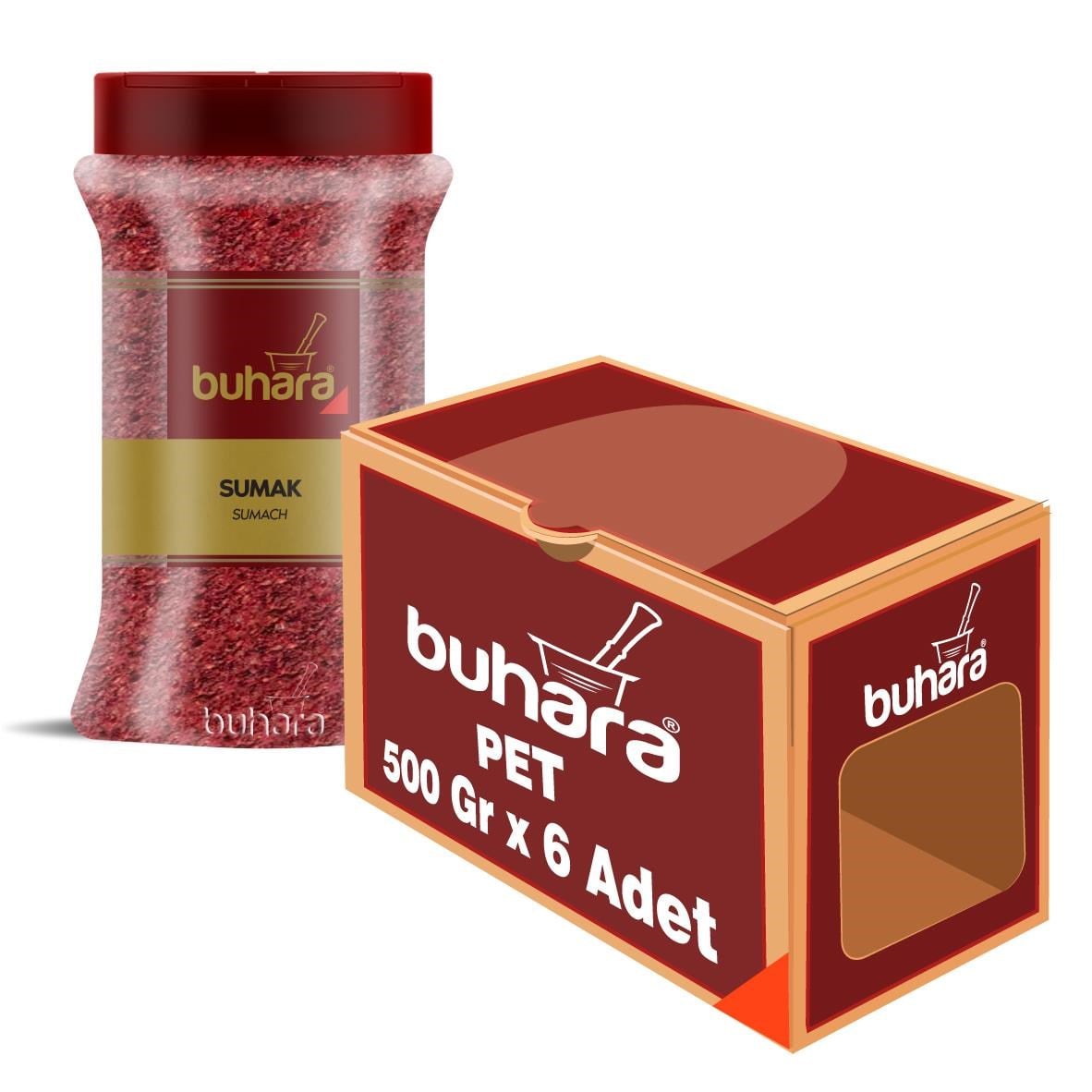 BUHARA TOPTAN SUMAK 600 GR x 6 Ad. PET - BUHARA