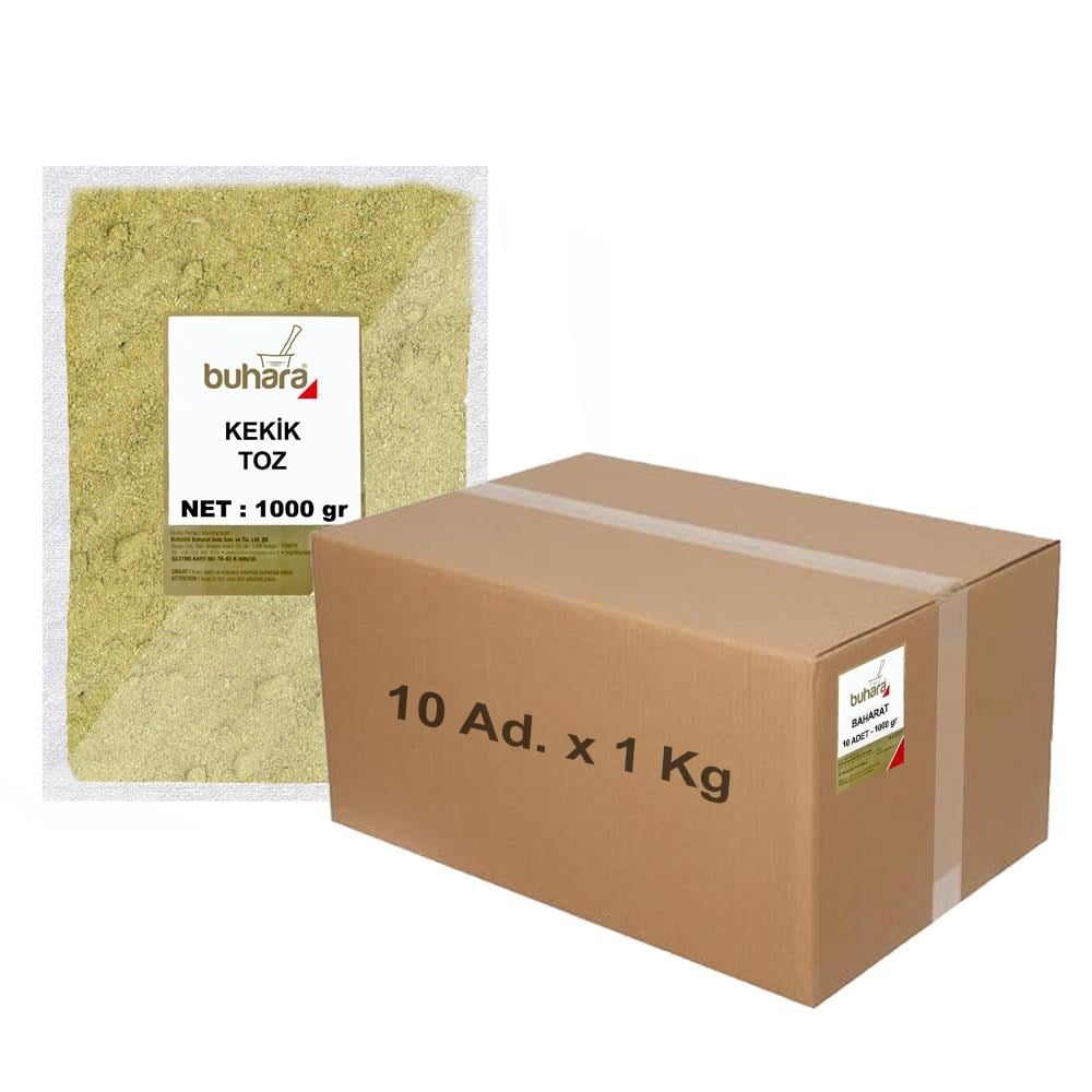 BUHARA TOPTAN TOZ KEKİK 1 KG x 10 Ad - 10 KG - BUHARA