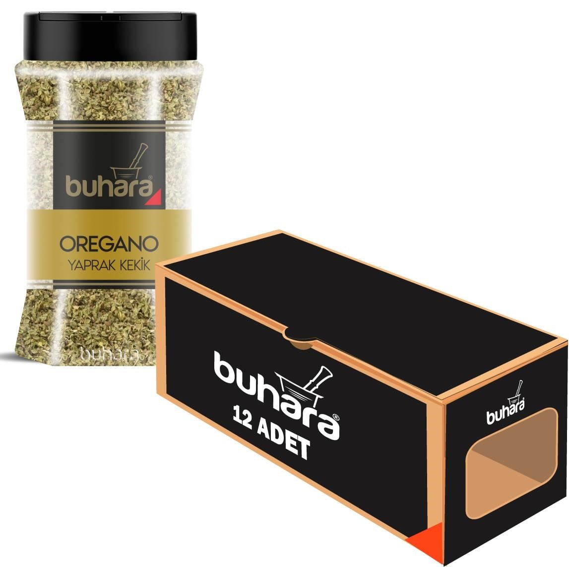 BUHARA TOPTAN YAPRAK KEKİK 40 GR x 12 Ad. PET - BUHARA