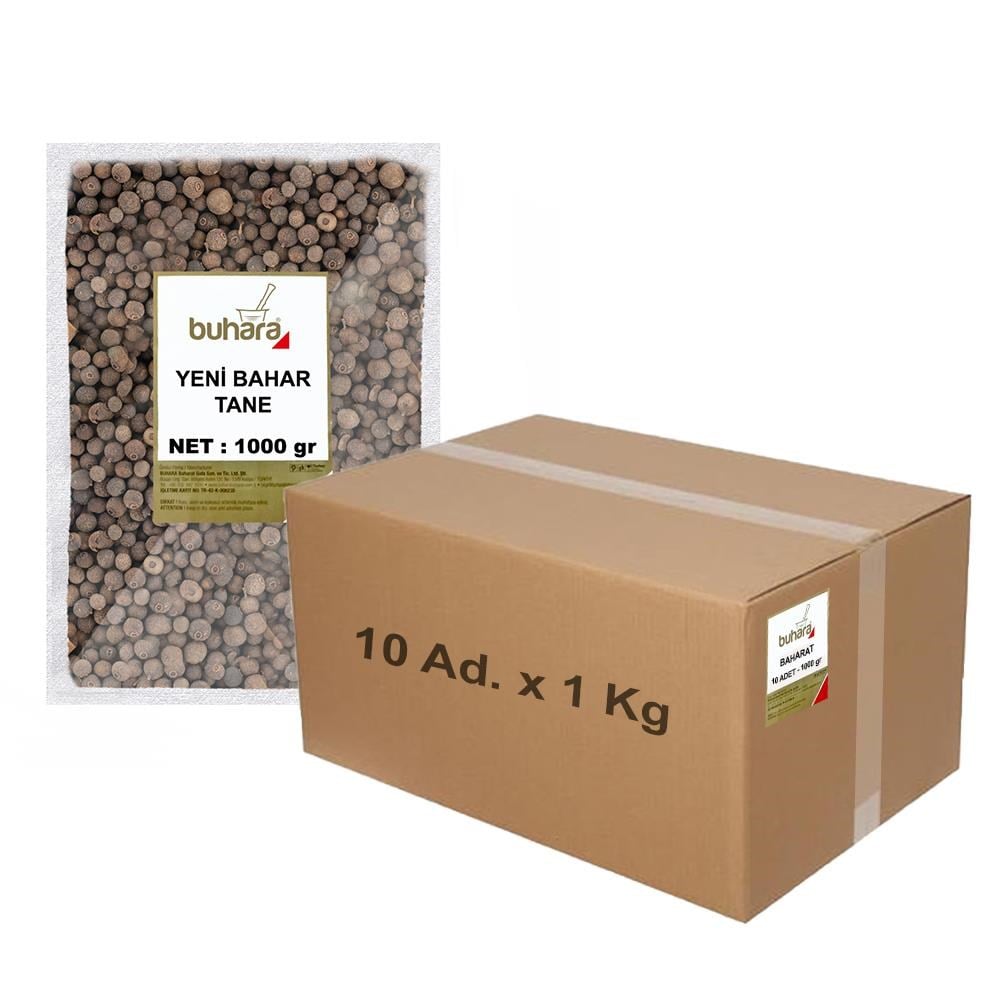 BUHARA TOPTAN YENİ BAHAR TANE 1 KG x 10 Ad - 10 KG - BUHARA