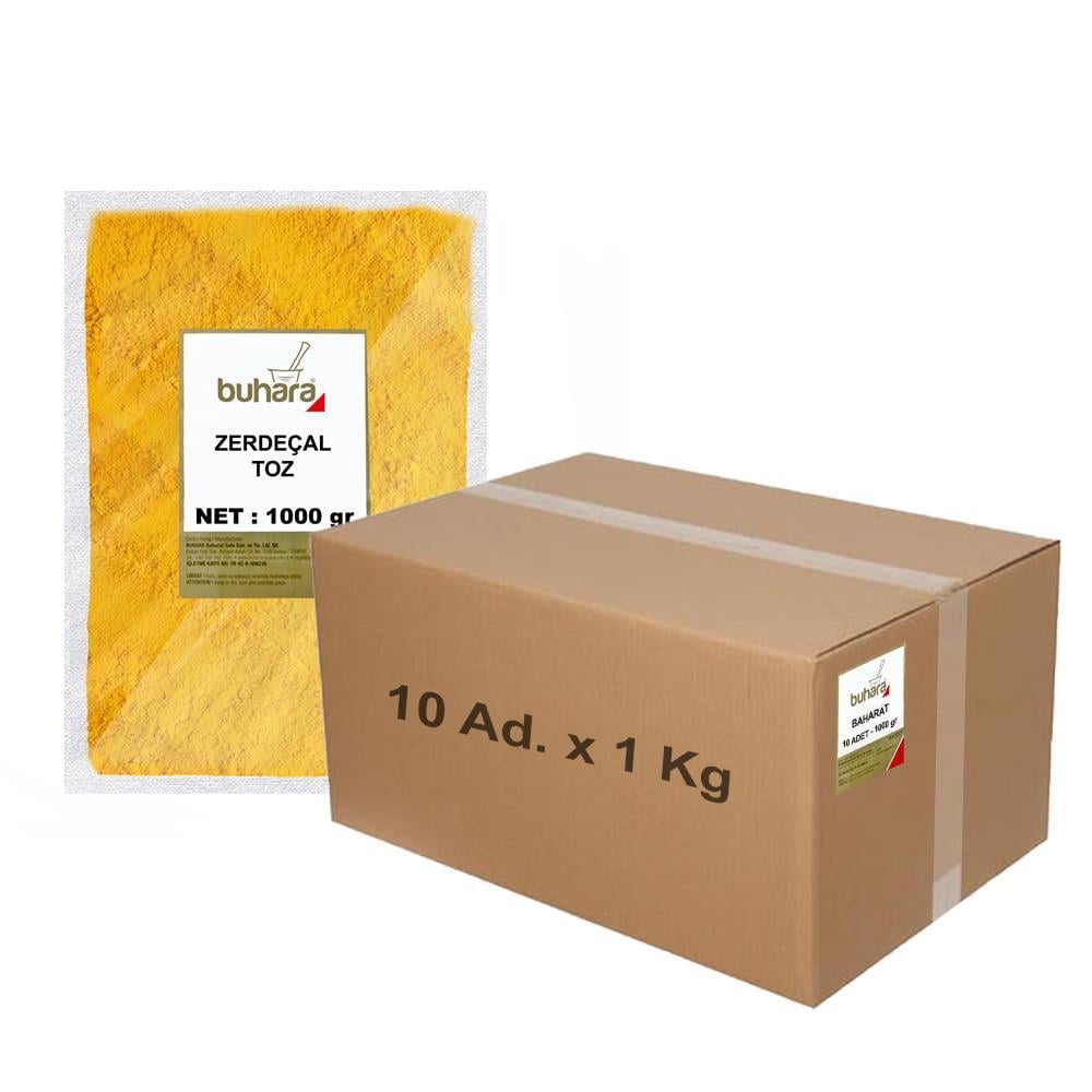 BUHARA TOPTAN ZERDEÇAL TOZ 1 KG x 10 Ad - 10 KG - BUHARA