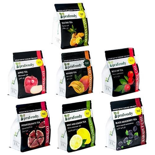 PRAFENDY ELMA ÇAYI GERÇEK MEYVE TANELİ 1000 GR - PRAFENDY