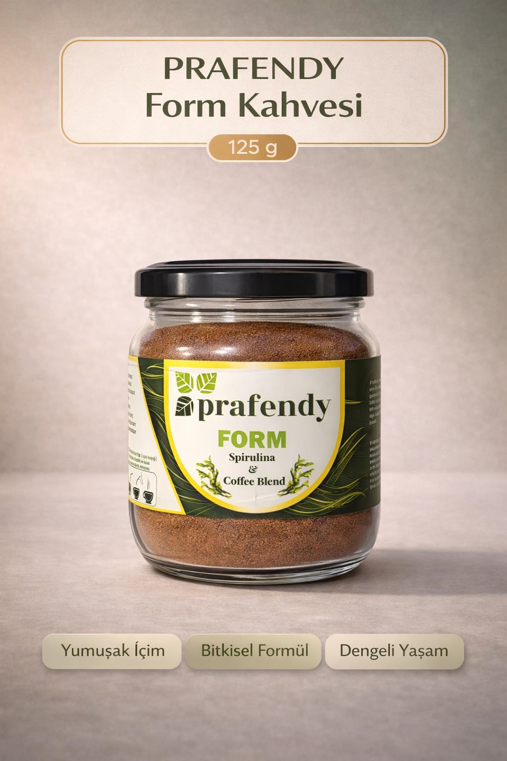 PRAFENDY FORM SPIRULINA KAHVE 125g - PRAFENDY