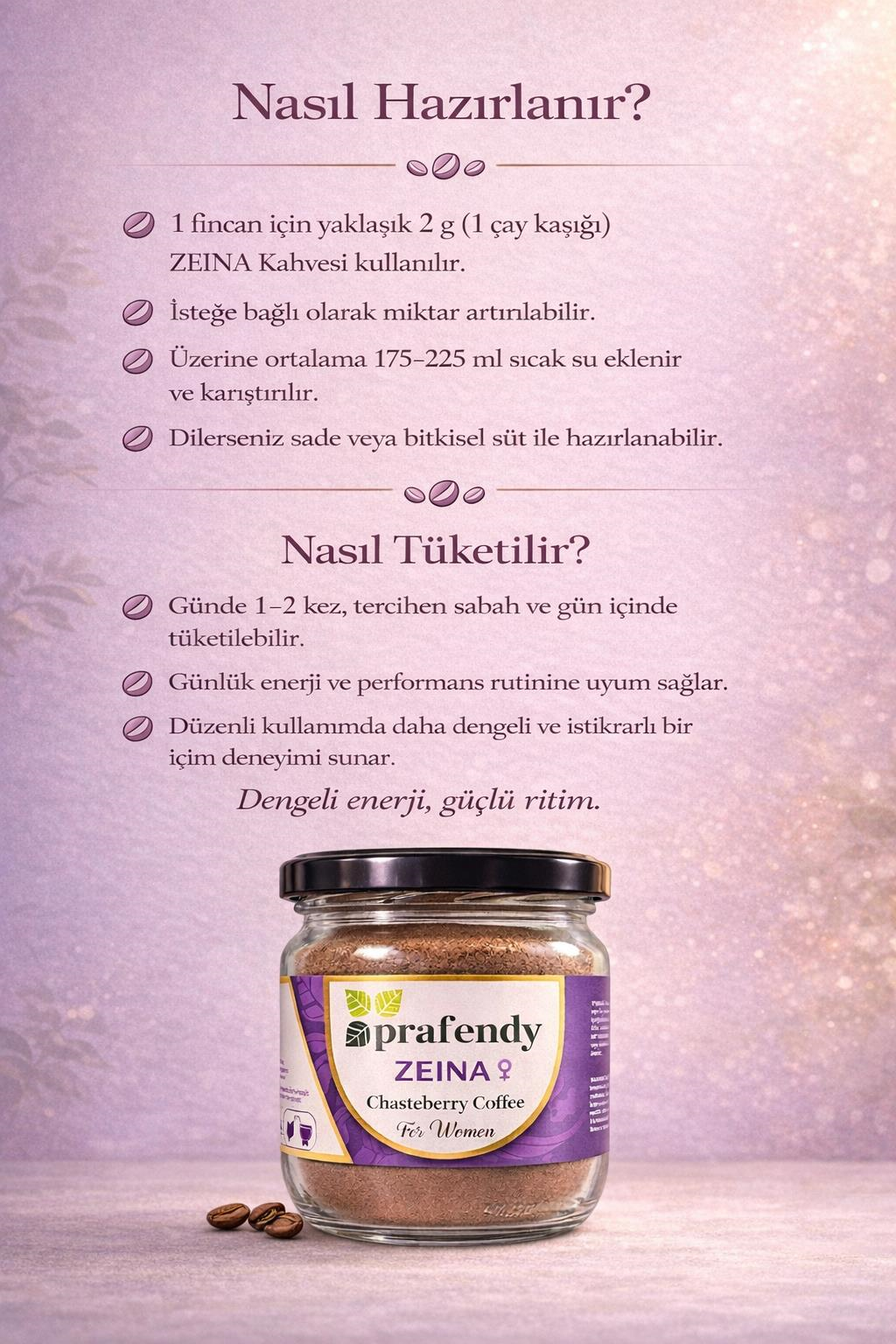 PRAFENDY ZEINA KAHVE 125 GR - PRAFENDY