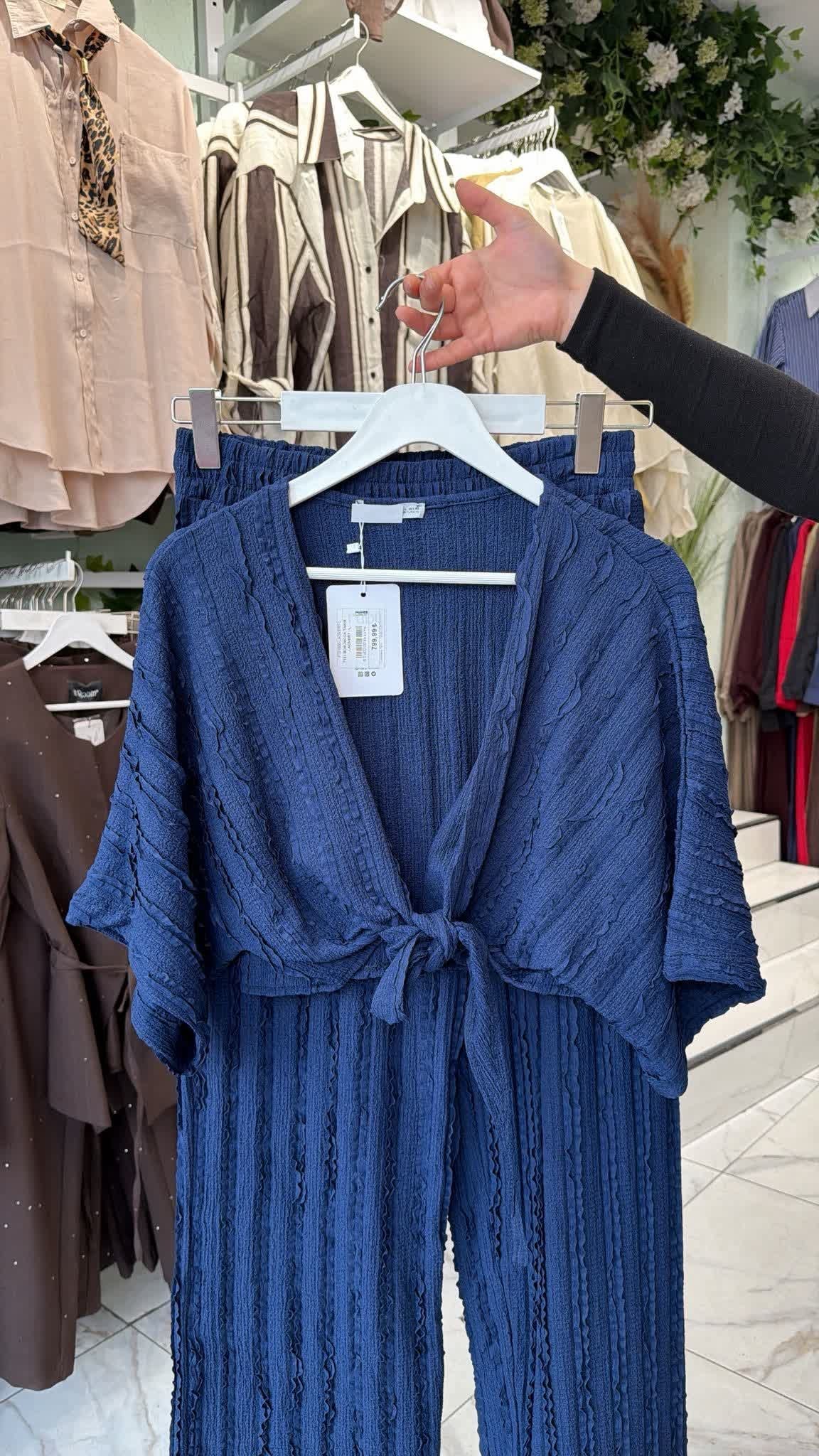 Bağlamalı Kimono Takımı