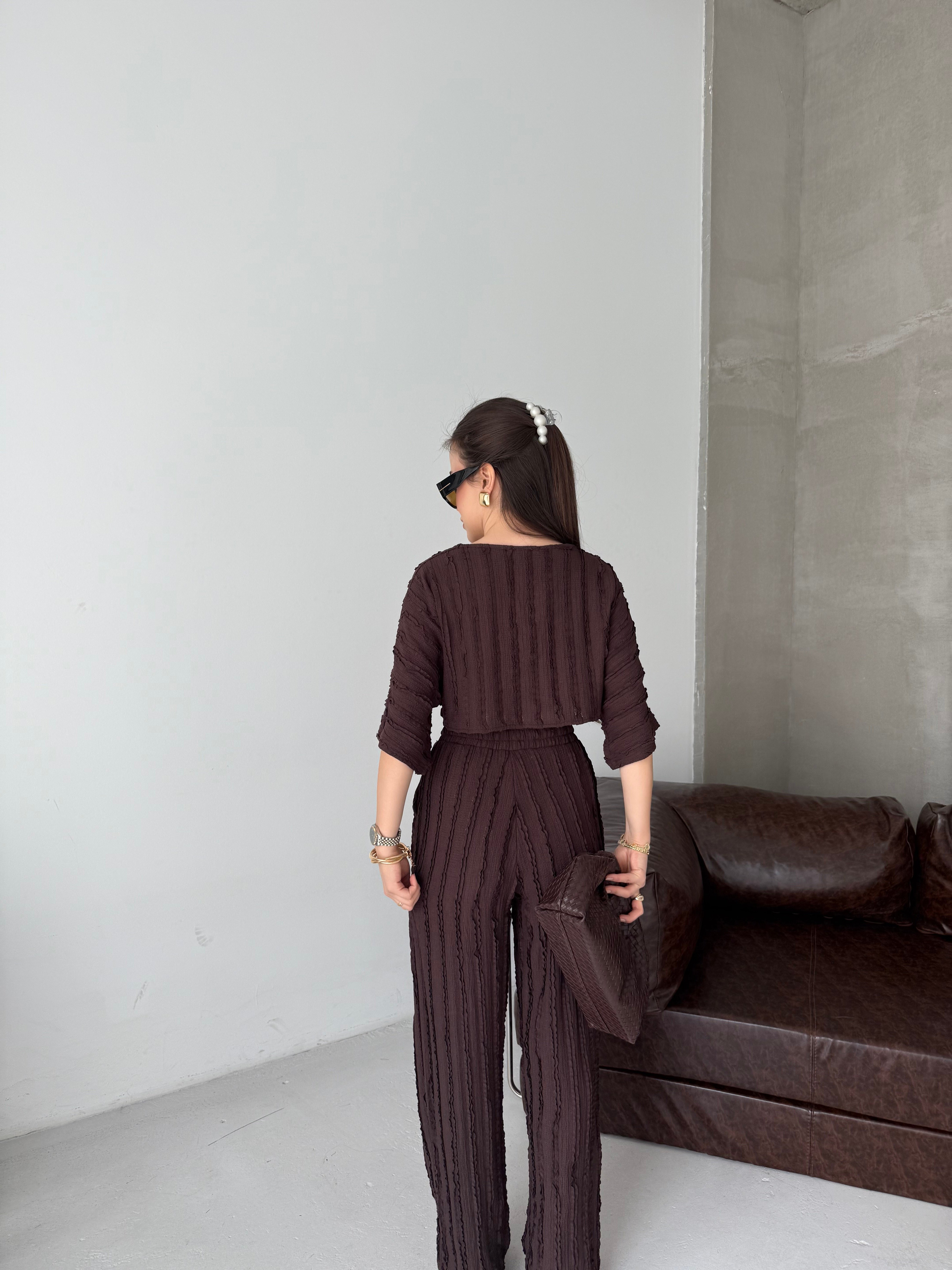 Bağlamalı Kimono Takımı