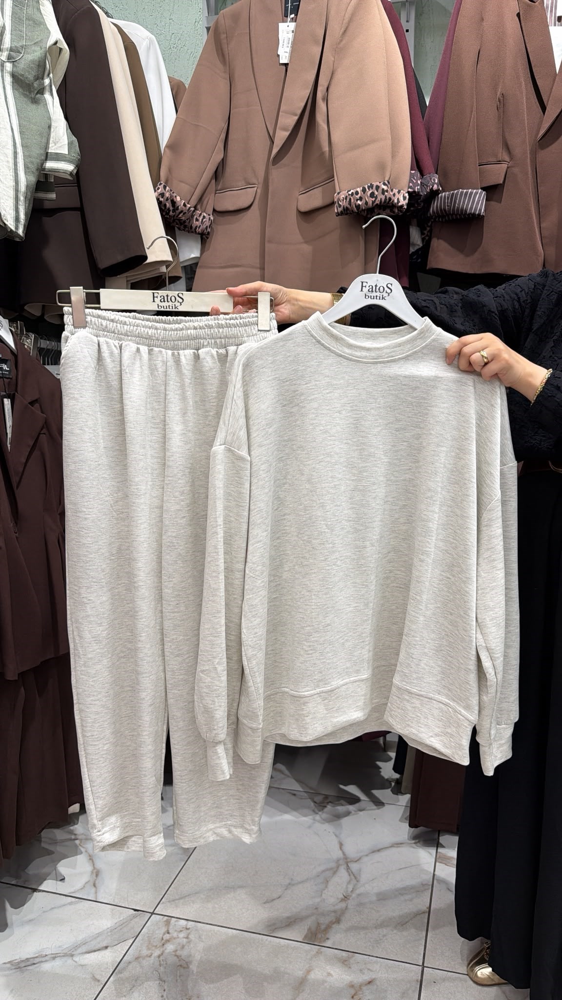 Basic Sweatshirt & Pantolon Takımı