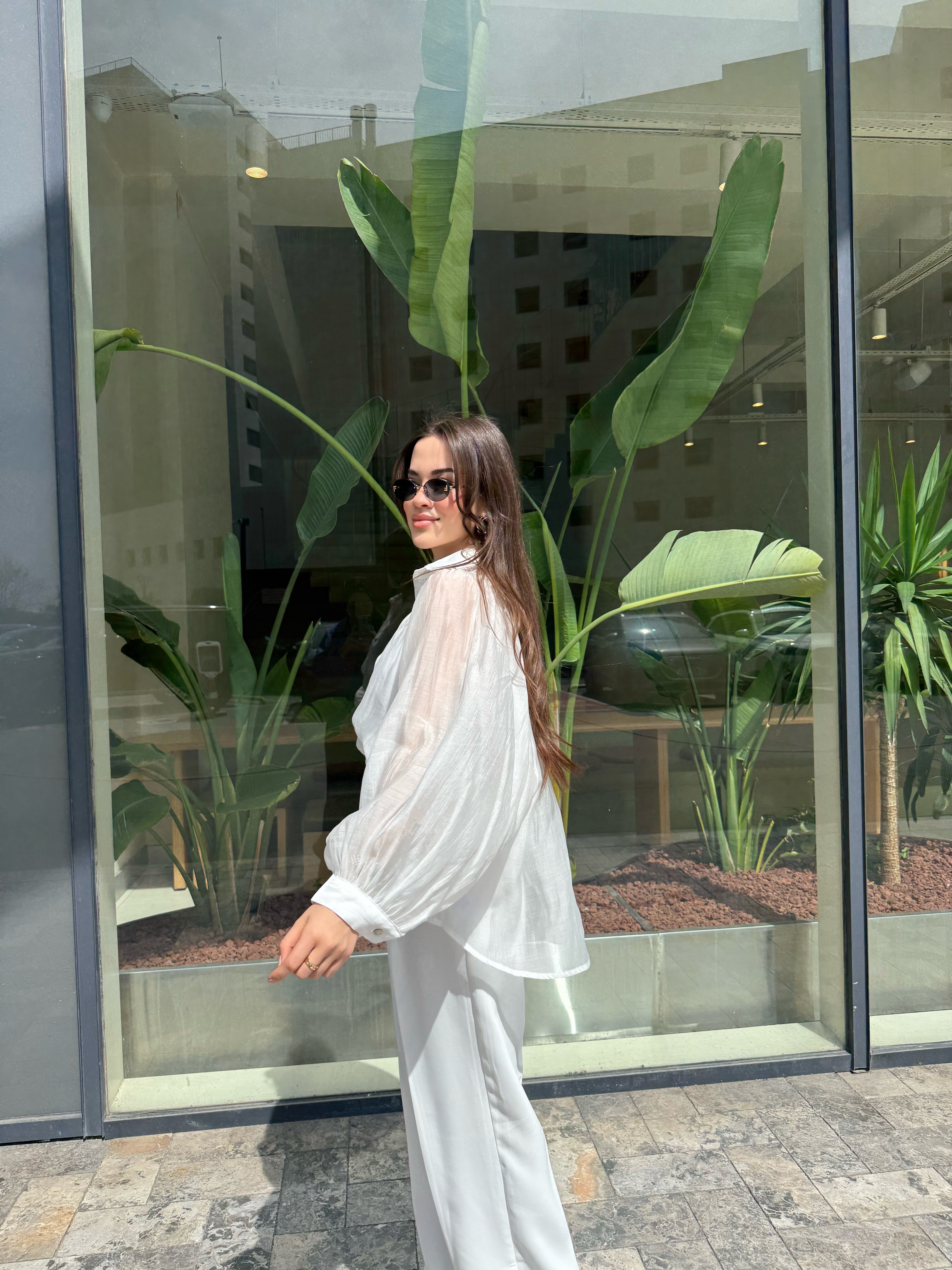 Büzgülü Oversize Gömlek