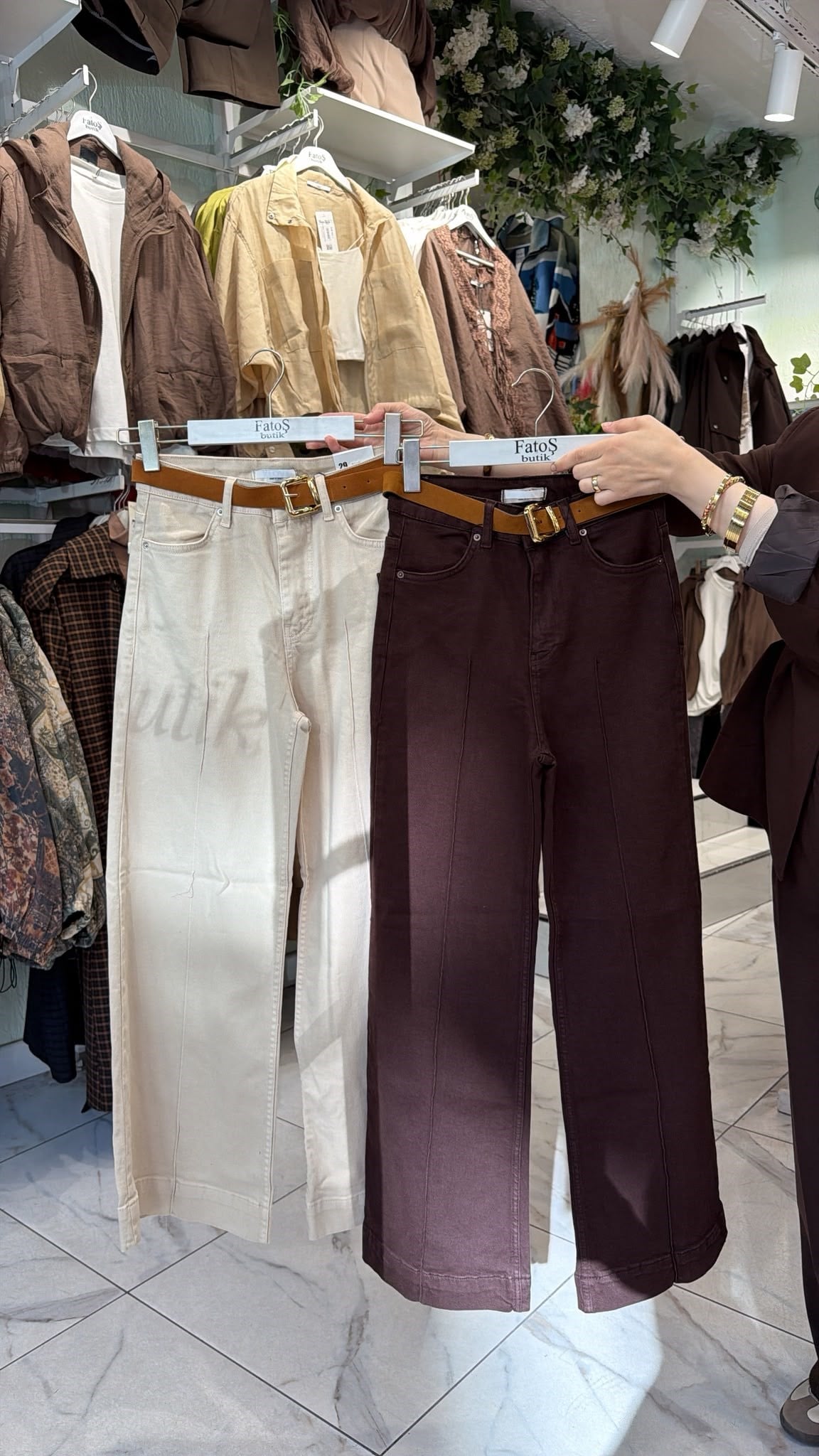 Çıma Desen Kot Pantolon 
