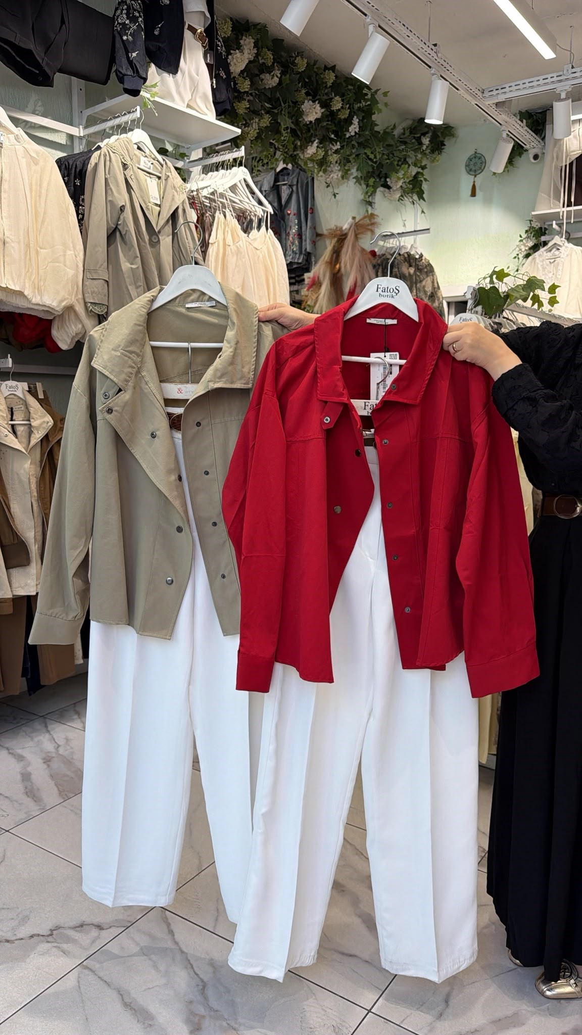Çıt Çıtlı Oversize Gömlek
