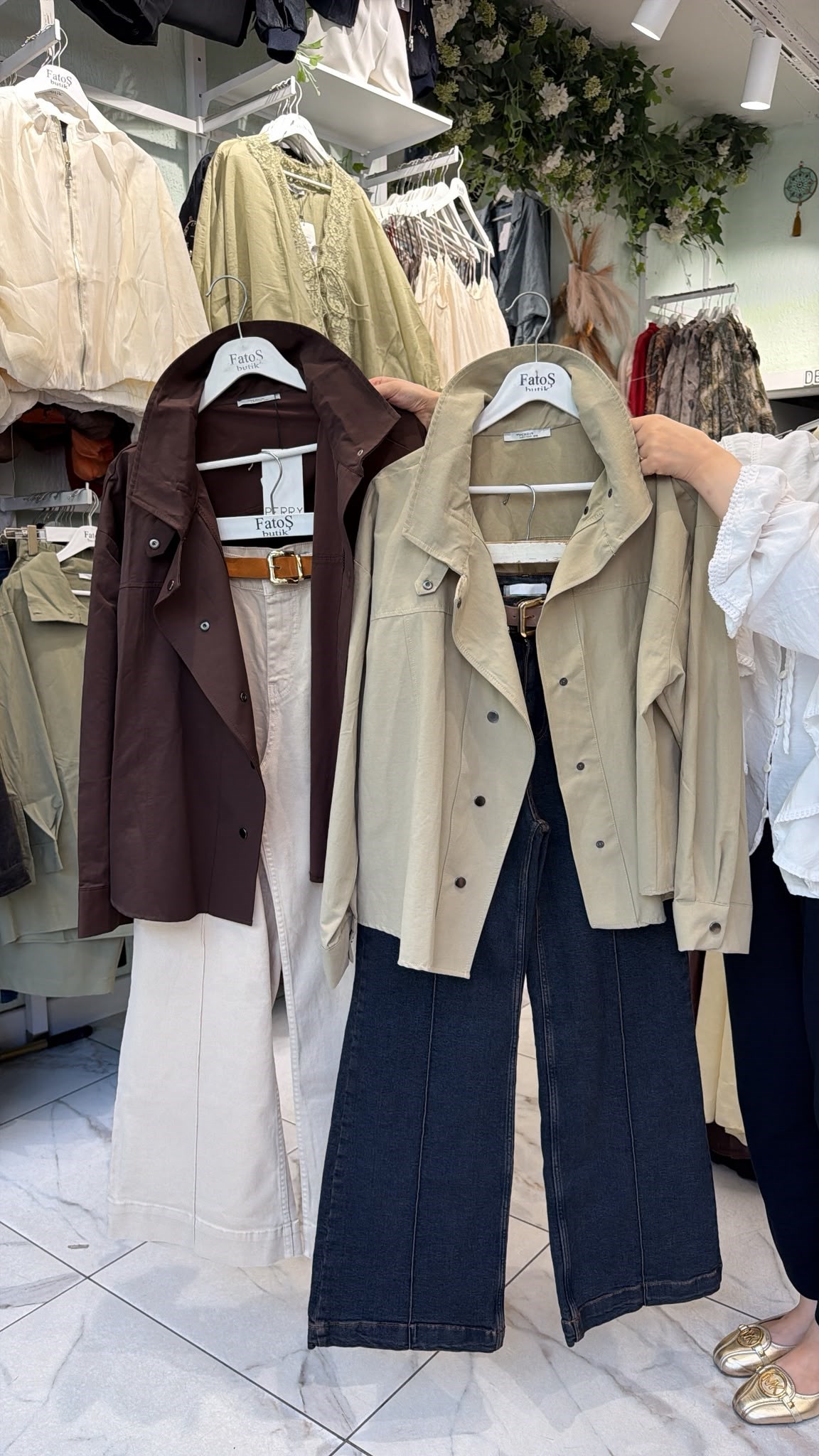 Çıt Çıtlı Oversize Gömlek