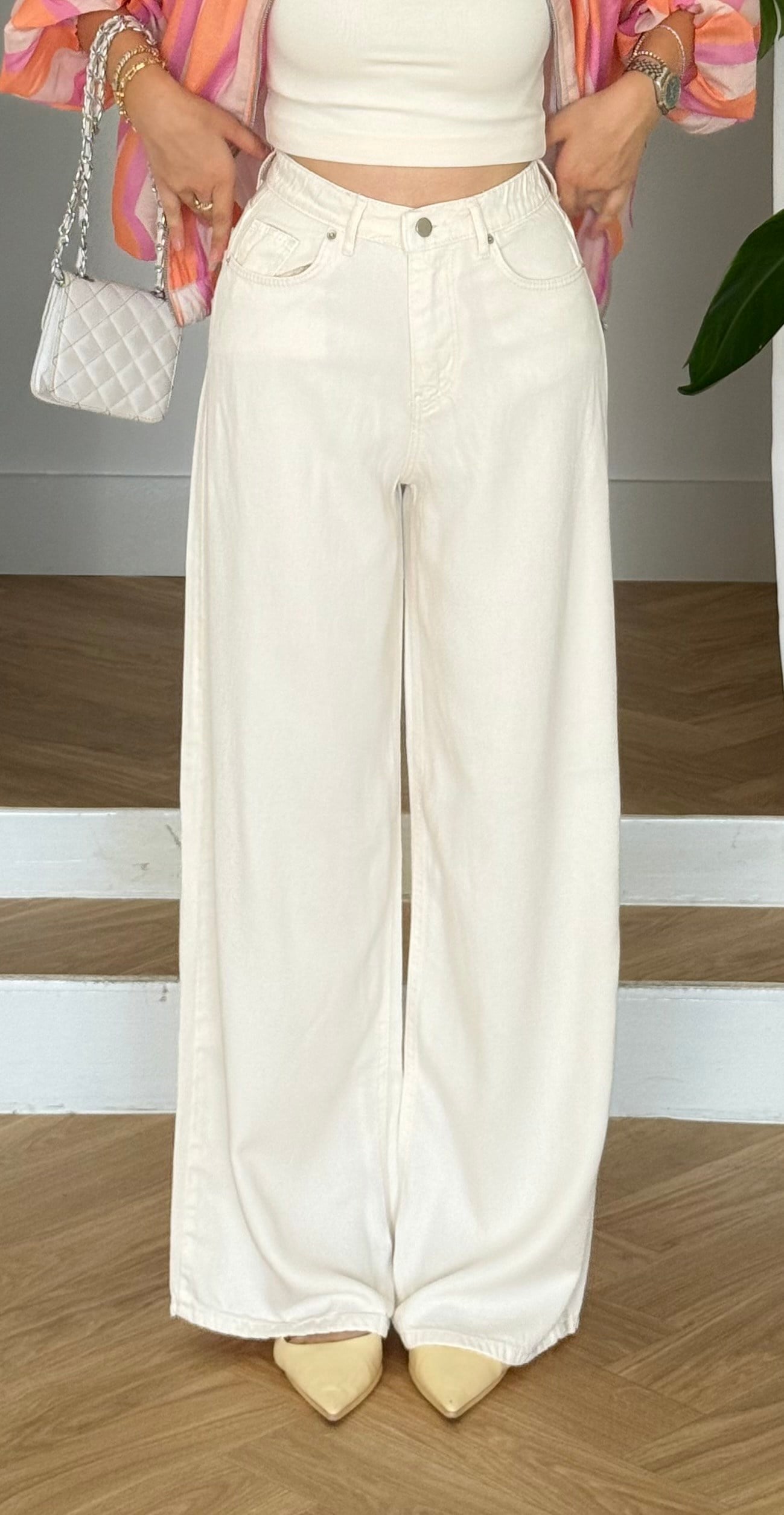 Denim Tensel Palazzo Jean