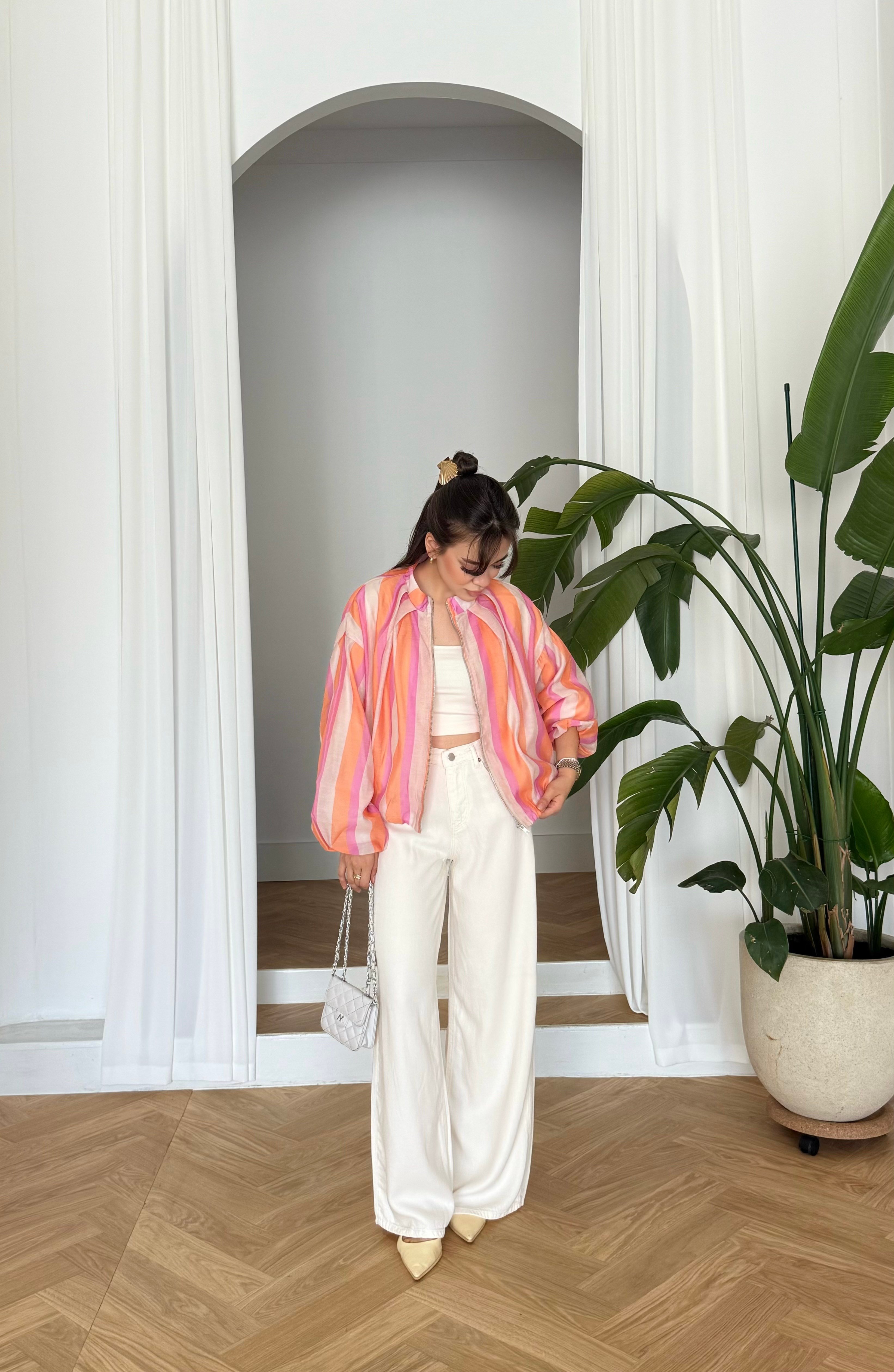 Denim Tensel Palazzo Jean