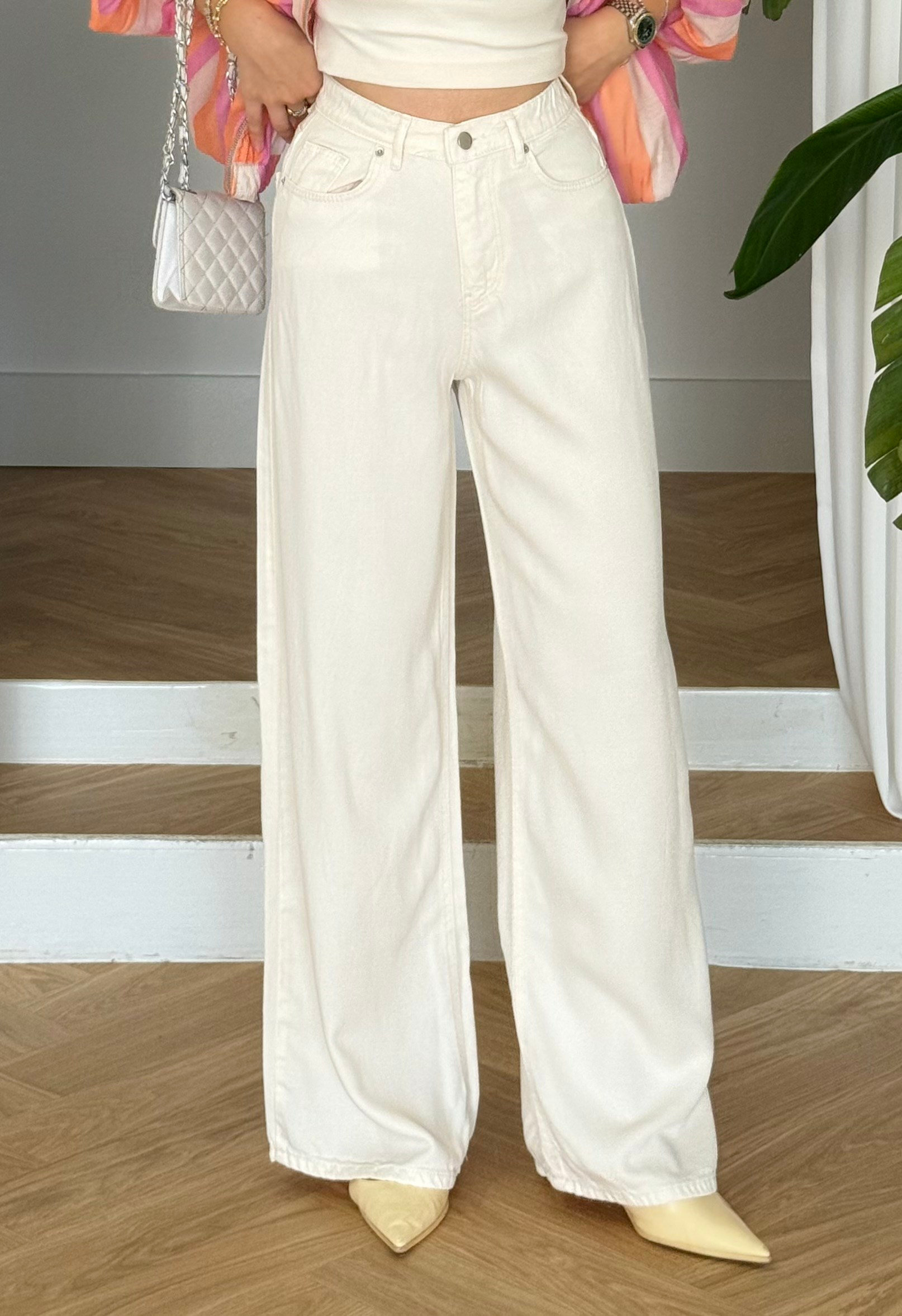 Denim Tensel Palazzo Jean